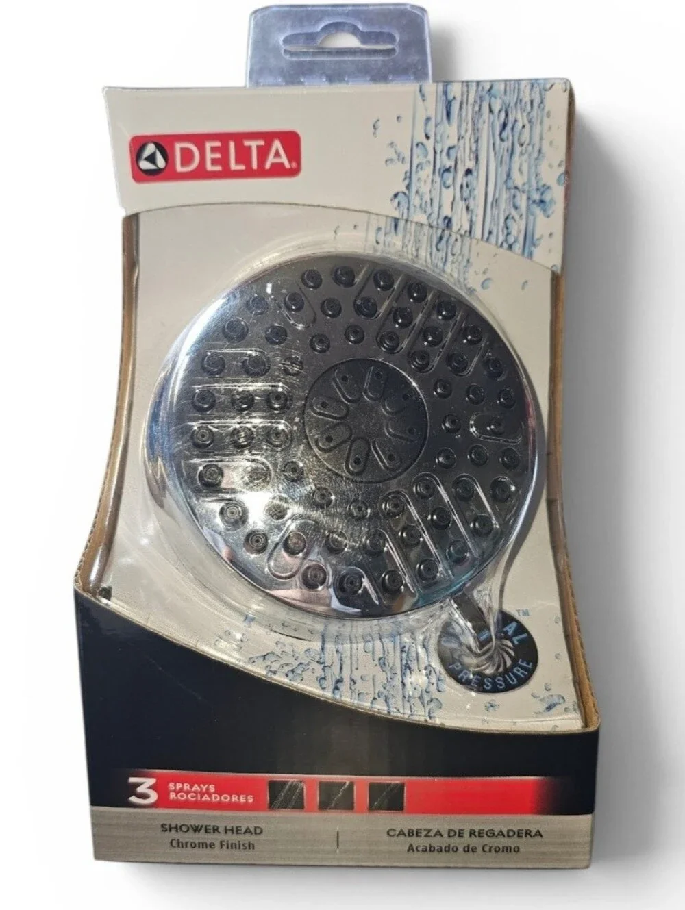 Delta Chrome Multi-Function Shower Head